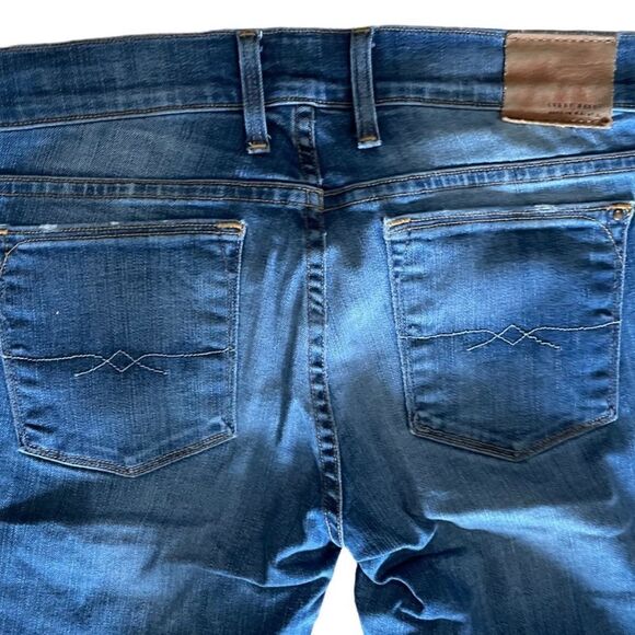 Lucky Brand Charlie Skinny Distressed - Destroyed Jeans - Size 2/26 - Picture 4 of 5
